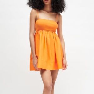 Zara Orange Mini Dress
